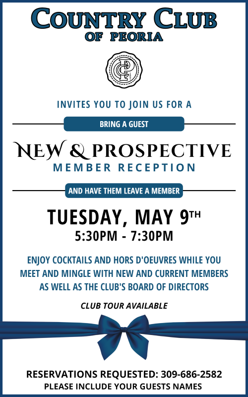 New & Prospective Member Reception @ Country Club of Peoria
