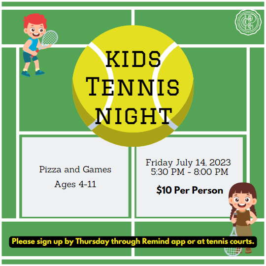 Kids Tennis Night