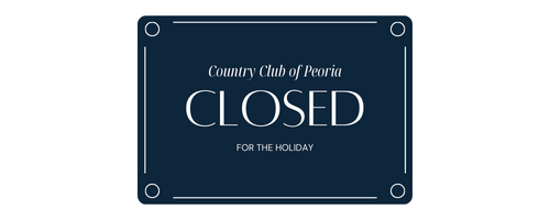 Clubhouse Closed for Holiday